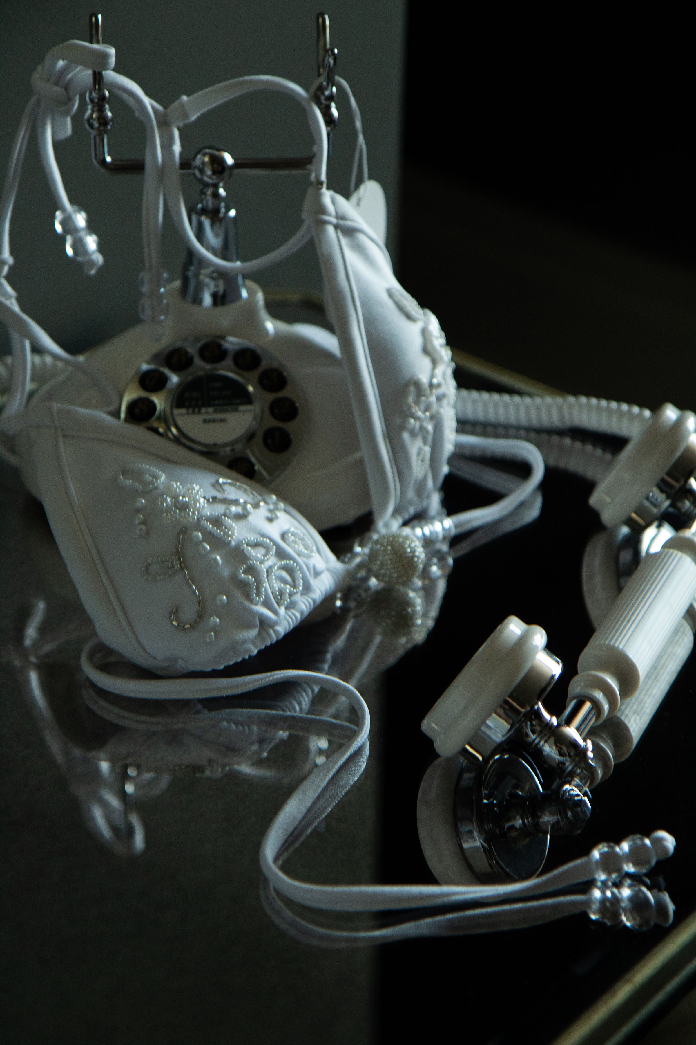 FLORA BEADED TOP- BRIDAL