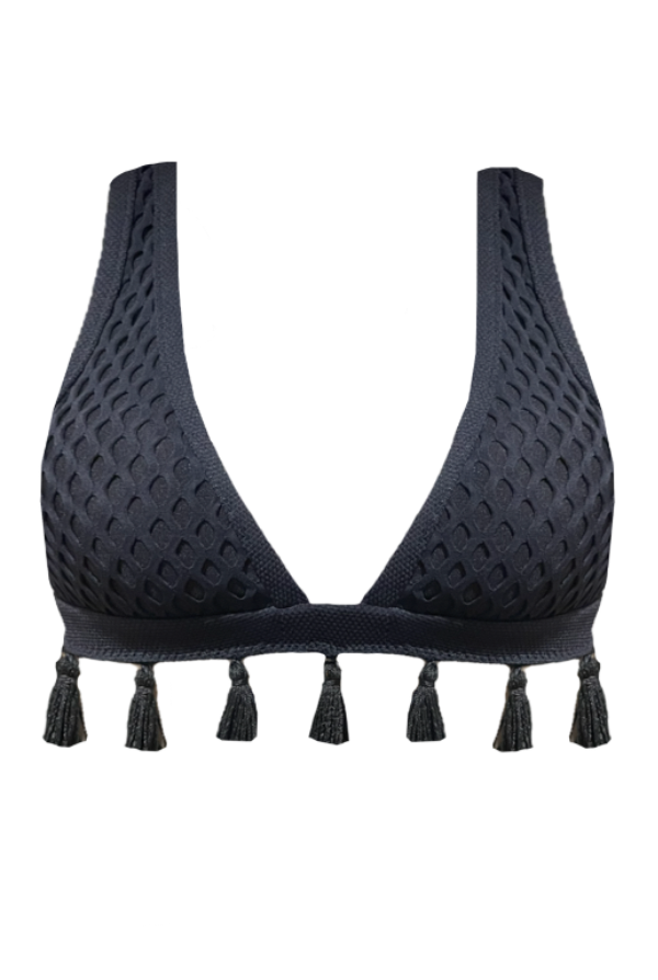 Taykini Top (DOT RIB FABRIC) – TRUSSO SWIM